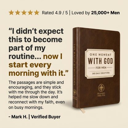 One Moment With God For Men - 365 Daily Devotions